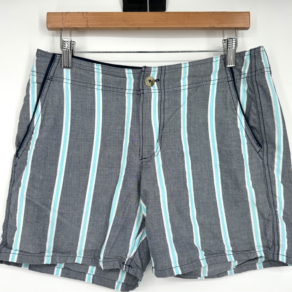 Columbia PFG Solar Fade Striped Shorts Size 8